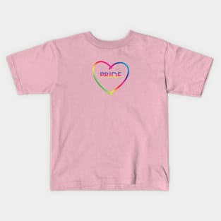 Pride Love heart Kids T-Shirt